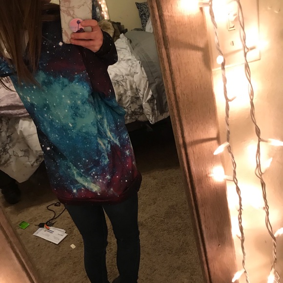 Galaxy hoodie NWOT - Picture 6 of 7